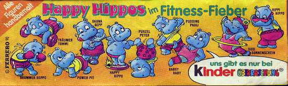 17 Die Happy Hippos im Fitness-Fieber 1990